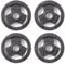 Phoenix Fitness Cast Iron Olympic Weight Plates - 2-Inch Free Weight Plate for Barbell Dumbbell Bars, Weightlifting & Strength Training at Home Gym - Set of 4, 5kg