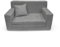FORTISLINE - Kindersofa ausklappbar 83x47x43cm Oeko-TEX - Spielesofa für Kinder 2in1 - Kindercouch Aufklappen Bettfunktion - Schlafcouch aus Schaumstoff - Teddy-Stoff - Viele Muster (Grau)