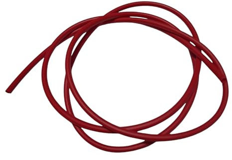 1 Metre Length of Red PVC Electrical Wire Sleeving 3mm