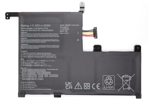 Batterie pour PC Portable ASUS ZENBOOK Flip UX561UA / UX561UN / Q505UA / Q525UA - C31N1703 / 0B200-02650100 - 11.55V 4550mAh