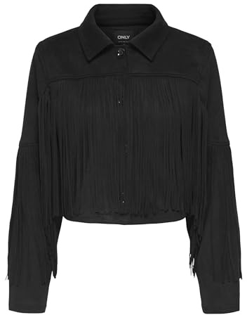 ONLY Damen Onldiane Life Faux Suede Fringes OTW