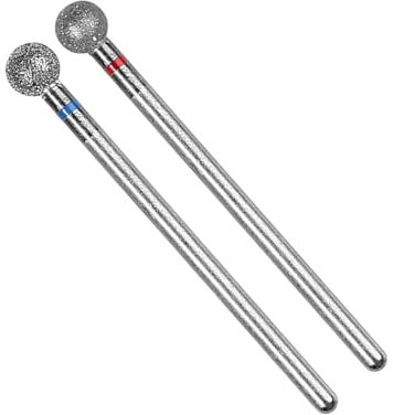 2pcs 5mm Round Shape Nails Drill Bits Nails Art Accessories For Professional And Manicure Polishing And Cuticle Care