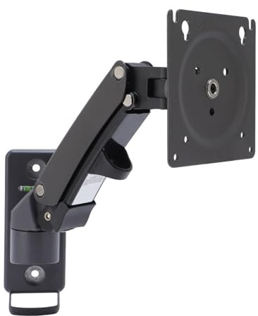 Display TV Wall Mount for 17 to 27 Inch Screens, 360 Degree Adjustable Lifting Telescopic Rotating Wall Mount TV Bracket for Vesa 75x75mm 100x100mm, Holds 4.4 to 15.4lbs