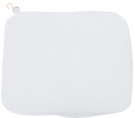 Nurnesy Atmungsaktive Duschsitzkissen - Bequeme, Unterstützende, Abnehmbare und Waschbare Abdeckung für Badewannensitze (Weiß)