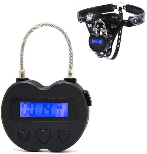 Candado de seguridad con temporizador electrónico, ayuda para hábitos de comportamiento, bloqueo de juego multiusos