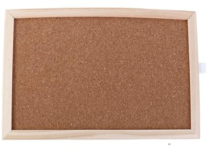 Kork-Tafel 1PCS Kork Holz Wand Hängen Nachricht Bord Rahmen Hinweis Memo Board for Home Office Shop Schule Foto Hintergrund