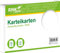 RNKVERLAG 114750 - Karteikarten blanko weiß, DIN A5, 1 Packung à 100 Karten