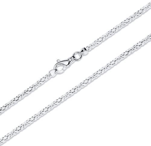 JEWLIX 925 Silber Königskette Herren Damen Halskette 2,5mm