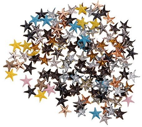 MagiDeal 100pcs DIY Sterne Ziernieten Nieten