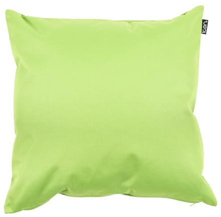 Bean Bag Bazaar Outdoor Cushions Filled, Plain Collection, Lime Green, 43cm x 43cm, Water Resistant, Green Outdoor Cushions for Garden Furniture, Garden, Patio