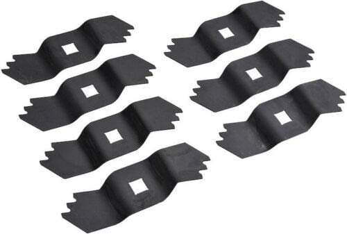 7 X Vertikutierer Messer für AL-KO 32 38 E P VLE VLB Comfort Combi-Care Grizzly / 462219 460773 460303