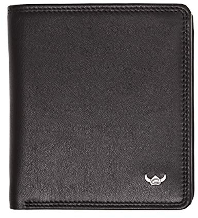 Golden Head Polo RFID Protect Billfold Coin Wallet Black