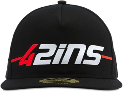 Valentino Rossi Herren 4lex2ins Mittlere Schirmmütze, Schwarz, Einheitsgröße EU