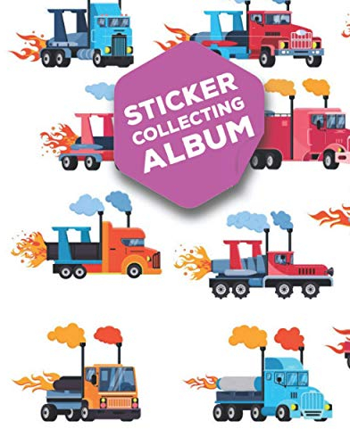 Sticker Collecting Album: Collecting Stickers & Encourage Kids Creative Minds Activity Book with Beautiful Cover Sticker Album for Collecting Stickers ... Journal Blank Sticker Album for Girls & Boys