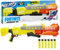Nerf Fortnite Legendary TAC Dart Blaster, Gelb Glow Lap Design, 6 Dart Megatrommel und 6 Nerf Accustrike Mega-Darts, Pump Action F4168
