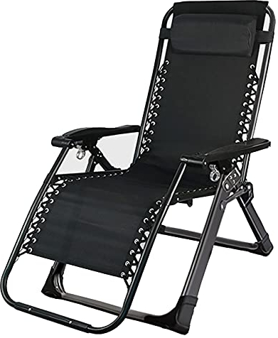 CHLDDHC Rüsten Sie Zero Gravity-Liegen, verstellbare Sonnenliegen für den Außenbereich, Relaxsessel mit Kopfstütze, bis zu 150 kg belastbar, für Terrasse, Veranda, Pool und Garten auf