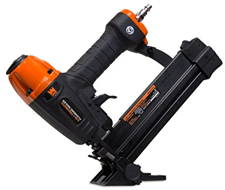 WEN 61741K 4-in-1 Pneumatischer Bodenbelag-Nagler und Hefter, 18 Gauge