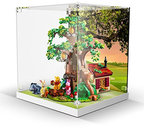 PIPART Vitrine en Acrylique pour Lego 21326 Winnie l'ourson ; Seule vitrine, modèle Lego Non Inclus