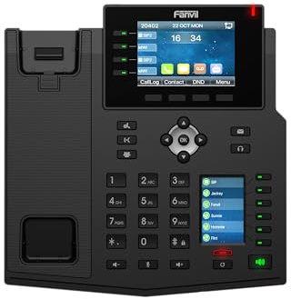 Fanvil High-end business phone with Gigabit SIP POE Power over Ethernet