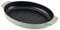 KitchenAid Enameled Cast Iron Au Gratin Oval Roasting Pan, 2.5 Quart, Pistachio