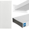 KOTARBAU® Flachkanal 204 mm x 60 mm Lüftungskanal aus Kunststoff 50 cm Länge Effizientes Flachkanalsystem für Optimale Belüftung Flachkanal Abluftkanal Dunstabzug Weiß