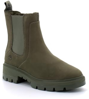 Timberland Cortina Vallley Chelsea Beatles Boot da Donna Dark Green Nubuck TB0A5Z9C 991 (38)