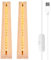 Vegena 2 Piezas Base de Exhibición de Luces LED, Base de Madera con Luz Led, Base de Madera Rectangular con USB para Placa Acrílica, Placa de Cristal (30cm de Largo, Blanco Cálido)