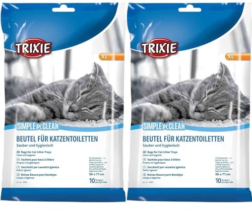 Trixie XL Cat Litter Tray Bags - 2 Pack, 20 Bags in Total