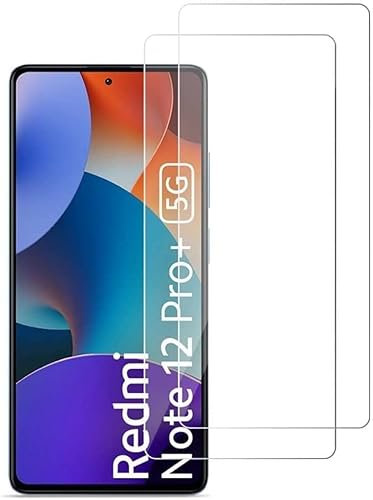 HQ-CLOUD LOT DE 2 Verre Trempé Pour Xiaomi Redmi Note 12 Pro /12 Pro + 5G .Film de Protection d'écran Transparent - Anti Rayures - Ultra Résistant Dureté 9H