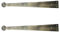 Adonai Hardware Asahel Heavy Antique Iron Hand Forged Strap False/Faux/Dummy Front Hinges (Antique Brass) for Vintage Barn Doors, Gates, Furniture, Garage, Shutters and Fences