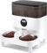 Sailnovo Comedero Automático para Dos Gatos, Dispensador de Comida Seca para Mascotas, Recordatorio de Voz 10s, hasta 80 Porciones y 4 Comidas al Día para Perros y Gatos, Blanco-5L
