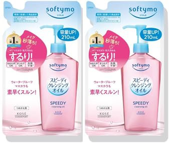 Generic [2Set] Speedy Cleansing Oil for Kose Cosmeport Softymo Refill 210 ml × 2