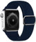 MMOBIEL Cinturino Elastico Solo Loop Compatibile con Apple Watch Band 42mm 44mm 45mm 49mm - Cinturino di Nylon Ricambio Compatibile con iWatch Ultra / 2 SE, Series 9 8 7 6 5 4 3 2 1 - Blu