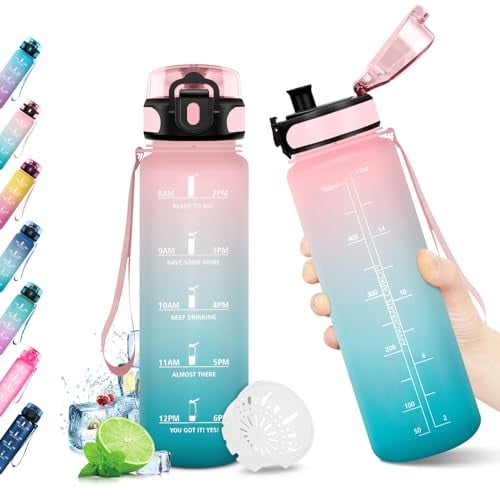 KollyKolla Trinkflasche 500ml, Kohlensäure Geeignet, Trinkflasche Kinder Auslaufsicher, BPA-Frei Wasserflasche, Sportflasche für Kinder, Maedchen, Jungen, Schule, Sport, Outdoor, Radfahren