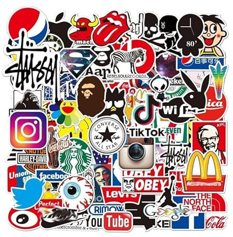 100 Stück Coole Hybrid Anime Elementar Aufkleber, Vinyl, wasserdichte Aufkleber für Laptop, Skateboard, Wasserflaschen, Computer, Telefon, Gitarre, Cartoon Aufkleber (Verschiedene Typen)-02