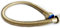 Mangueras de ducha Mangueras de acero inoxidable Dorado cepillado (mate) Manguera de plomería Manguera de plomería de acero inoxidable para 30 cm/50 cm-Dorado cepillado 1l2-30cm