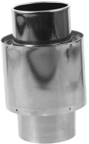 ARTIBETTER Système De Ventilation Pour Chauffe Eau à Gaz Avec Connecteur En étal Et Clapet Anti Retour Capuchon De Protection Contre Le Vent
