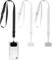 Halinuia 3 Stück Handykette Universal Einstellbar Handy Band zum Umhängen Schlüsselband mit 3 Stück Universelles Pad Set Kompatibel Smartphones(Schwarz+Grau+Weiß)