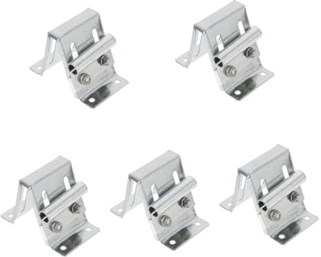 jojofuny 5pièces Charnière De Porte De Garage Résidentielle Support Accessoire Pour Porte Sectionnelle Facile à Installer Haut