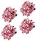Hohopeti 4 Stück Love Rüschenoberteile Lametta Party Dekoration Girlanden Party Layout Requisite Hängende Ornamente Partyzubehör Festival Hintergrund Girlanden Anhänger