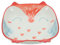 WATIIFUFU 1 Pc plato de animales bandeja de comida para niños plato de comida de cocina platos de frutas platos para servir cocina infantil plato para servir plato infantil cerámica rojo
