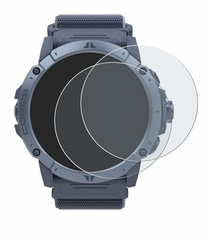 BROTECT Schutzfolie für Coros Vertix 2S | 2 Stück Entspiegelnder Displayschutz Made in Germany Matte Displayschutz-Folie Anti-Reflex Anti-Fingerprint Einfache Montage