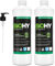 BiOHY Liquide vaisselle Plus (2 x 1 l) + distributeur de pompe | Concentré liquide bio pour vaisselle avec Ecolabel UE | Dégraissant extra puissant | Idéal pour distributeur de liquide vaisselle |