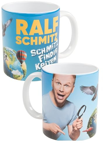 Ralf Schmitz Tasse - Schmitzfindigkeiten Kaffeetasse Becher Kaffeebecher aus Keramik 320 ml