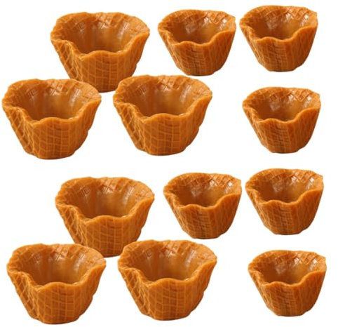 BESPORTBLE 12pcs Simulated Ice Cone Holder Accessories Realistic Ice Cone Models in Material for Diy Decor Photo Frame Decor and Craft Supplies