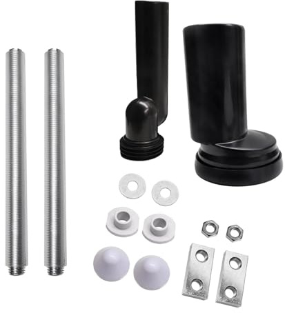 Set di connettori per tubi igienici da appendere a parete, per serbatoio dell'acqua nascosto, eccentrici, diritti di lavaggio delle acque luride, parti per tubi di scarico WC per WC