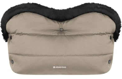 Kikka boo Kinderwagen Handwärmer Urban, Handmuff, Steppdesign, Druckknöpfe beige
