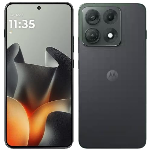 Motorola edge 70 max 5G (XT2611-3) 256GB Stroage 8GB RAM SIM-Free Factory Unlocked Android 16 Smartphone - PANTONE Dark Shadow
