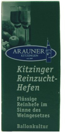 Arauner Kitzinger Reinzucht-Hefen Portwein, Art. 0007, für 50 Liter
