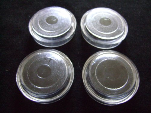 KetoPlastics Set of 4 Large Clear Castor Cups for Furniture. Protects Carpets & Floors